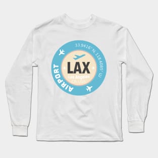 Los Angeles sticker Long Sleeve T-Shirt